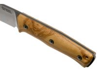 Нож с фиксированным клинком LionSteel B35, сталь Sleipner, рукоять оливковое дерево