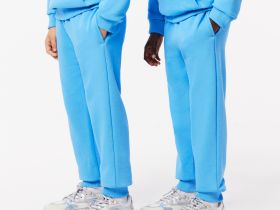 Детские флисовые спортивные брюки Lacoste