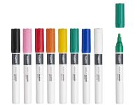 Набор маркеров "Carioca Plus" Acrylic 2 мм 8 цв.