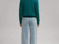 Джемпер полуприлегающего кроя из хлопка