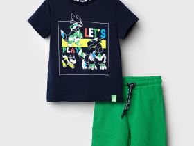 Комплект трикотажный для мальчиков: фуфайка (футболка), шорты