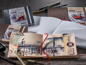 Альбом для акварели Hahnemuhle "Watercolour book"A6 30 л 200 г целлюлоза 100%, мелкое зерно, бежевый