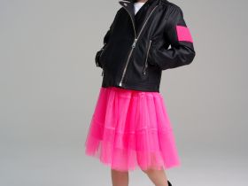 Куртка кожаная для девочек