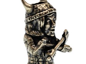 Бусина для темляка Валькирия, мельхиор