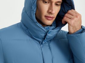 Полупальто утепленное с воротником-стойкой