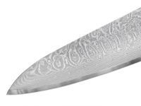 Нож кухонный "Samura 67" Шеф 208 мм, дамаск 67 слоев, микарта