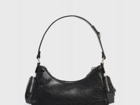 Сумка из искусственной кожи для девочек, Черный