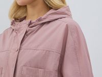 Ветровка с капюшоном, Розовый