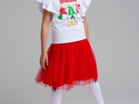 Фуфайка трикотажная для девочек (футболка)