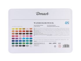Набор карандашей акварельных Dmast 48 цв в металлическом пенале