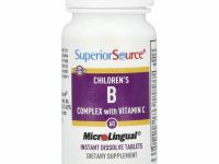 Superior Source, комплекс витаминов группы B и витамина C для детей, 60 быстрорастворимых таблеток MicroLingual