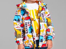 Куртка текстильная с полиуретановым покрытием для мальчиков (ветровка)