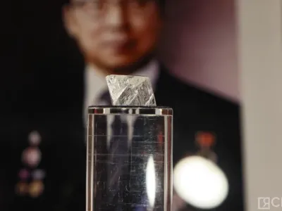 В Якутске представили уникальный алмаз имени Гавриила Чиряева