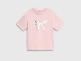 Футболка с принтом для девочек, Розовый