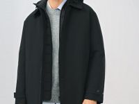 Утеплённая длинная куртка с подкладкой, Черный