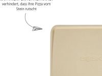 BOSKA BOSKA Камень для пиццы 32 х 40 х 2 см бежевый кордиерит Deluxe BOSKA