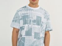 Футболка с принтом, Белый