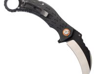 Складной нож керамбит QSP Eagle, сталь D2, рукоять черный G10