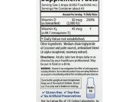 Carlson, Super Daily D3 + K2, 50 мкг (2000 МЕ) и 45 мкг, 90 вегетарианских капель, 2,54 мл (0,086 жидк. Унции)