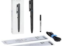 Тактическая ручка с фонарём Olight Open 3, черный алюминий