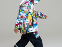 Комплект текстильный с полиуретановым покрытием для девочек: куртка, полукомбинезон