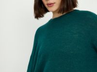 Оверсайз джемпер из мохера и шерсти