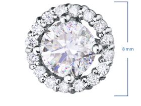 Подвеска из белого золота э4712пд03181900