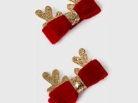 Набор заколок для волос для девочек, 2 шт., Красный