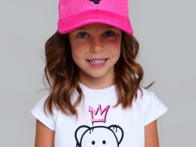 Кепка текстильная для девочек