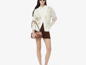 Женский кардиган Lacoste с цветочной вышивкой