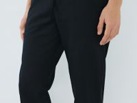 Брюки изо льна, Черный