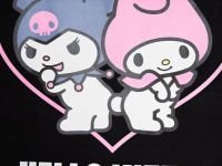 Сумка-шоппер с принтом для девочек, Черный