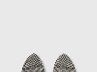 Заколки-ушки для волос со стразами для девочек, 2 шт., Черный