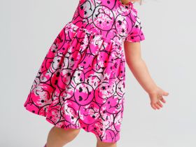 Платье-боди детское трикотажное для девочек