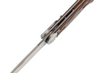 Складной нож Перемен Мысь SW, сталь 8Cr14MoV, рукоять FRN, коричневый