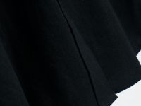 Рубашка с длинным рукавом из смесового льна, Черный