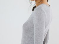 Приталенный лонгслив, Серый