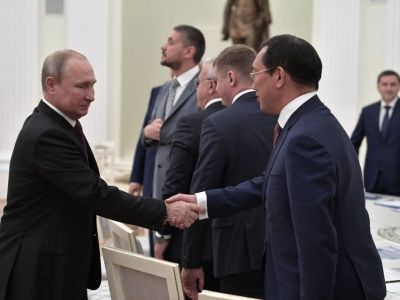 В преддверии Дня шахтёра Айсен Николаев принял участие во встрече с Владимиром Путиным