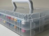 Набор маркеров акриловые Languo, 24 цвета, пластиковый бокс