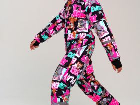 Комбинезон текстильный с полиуретановым покрытием для девочек