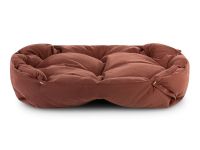 Лежанка Селеста Велюр Терракотовый 85x65