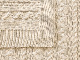 Плед Novallas, бежевый