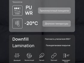Утепленное пальто с капюшоном