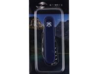 Нож перочинный Stinger 90 мм, 4 функции, синий, в блистере