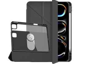 Чехол-книжка WIWU 360° Rotation Magnetic Protection Case для Apple iPad Pro 11 (2024/2025) (полиуретан с подставкой) (черный)