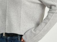 Шерстяной джемпер с добавлением шелка и кашемира