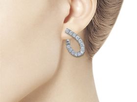Серьги из белого золота э4712сг09200925