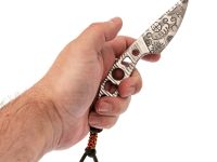 Скелетный нож Волчий Век МиниМасичька "Дип Петроглиф" Custom, сталь 95х18