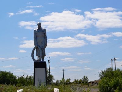 Братская могила красногвардейцев, погибших в боях с белогвардейскими бандами в 1921-1922 гг.