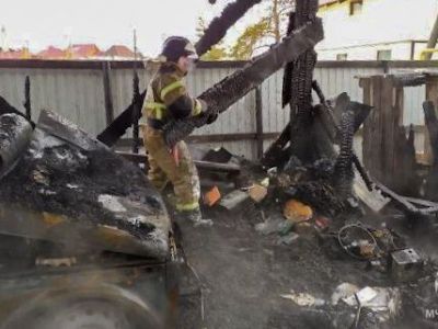 Пожар в частном гараже произошел в селе Саскылах Анабарского района